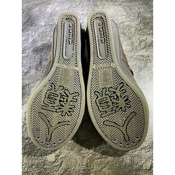 JUMP Brown Leather Mary Jane Wedge Shoes Style Name: SENS Sz US 9 - Picture 10 of 12